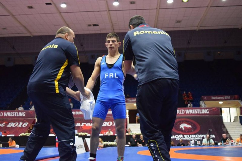 Răzvan Kovacs, de la CS Mureșul, vicecampion european la lupte libere