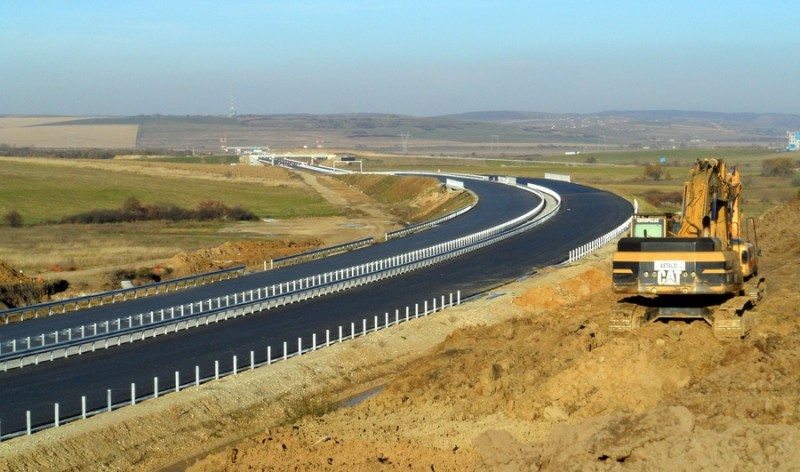 Lucrări pe autostrada A1 Sibiu – Sălişte