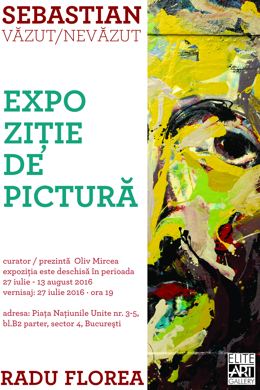 „Sebastian, văzut și nevăzut”-expoziție Radu Florea la Elite Art Gallery din București