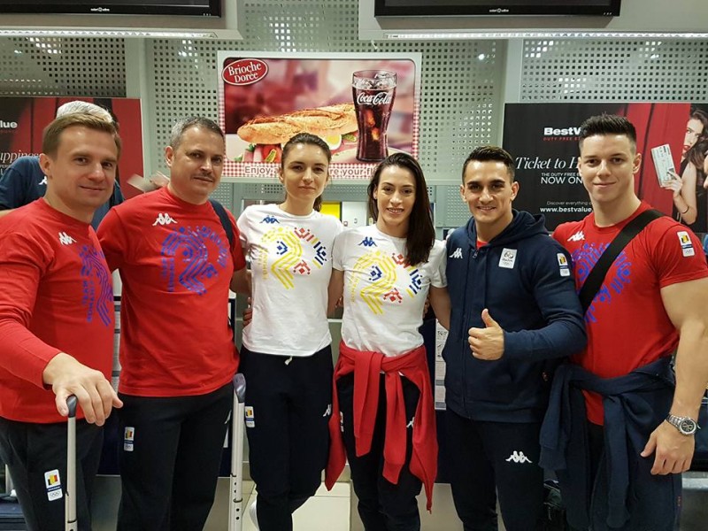Gimnaștii și canotorii români au plecat la Rio