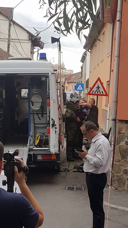 Alertă cu bombă pe strada Strâmbă din Tîrgu-Mureș