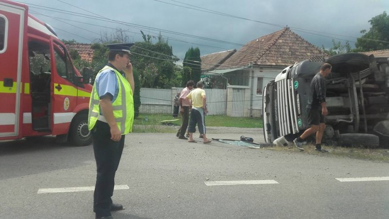 Accident cu o victimă la Gornești, jud. Mureș