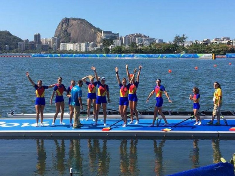 Barca de 8+1 a României, medalie de bronz la Jocurile Olimpice