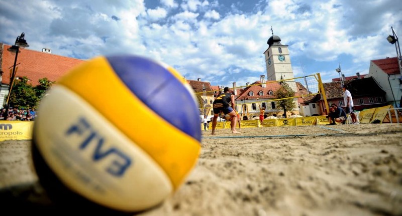 Turneu de volei pe nisip la Sibiu