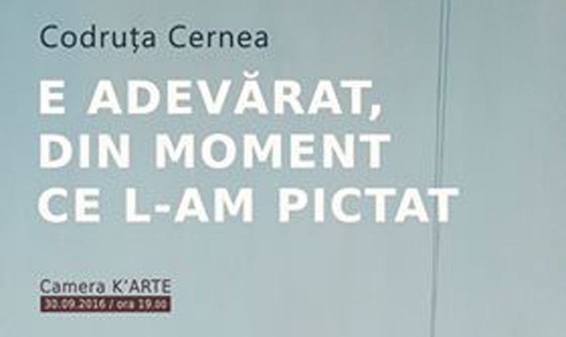 E ADEVĂRAT, DIN MOMENT CE L-AM PICTAT