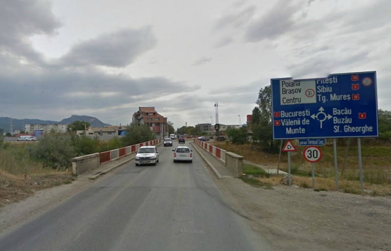S-a deschis circulația pe noul pod de pe strada Lânii din Brașov