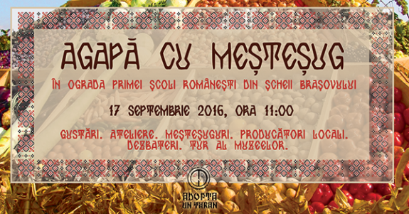 „Agapă cu meşteşug”, la Brașov
