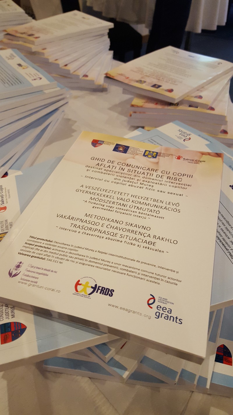 Specialiştii care se ocupă de copiii abuzaţi au de astăzi ghiduri speciale