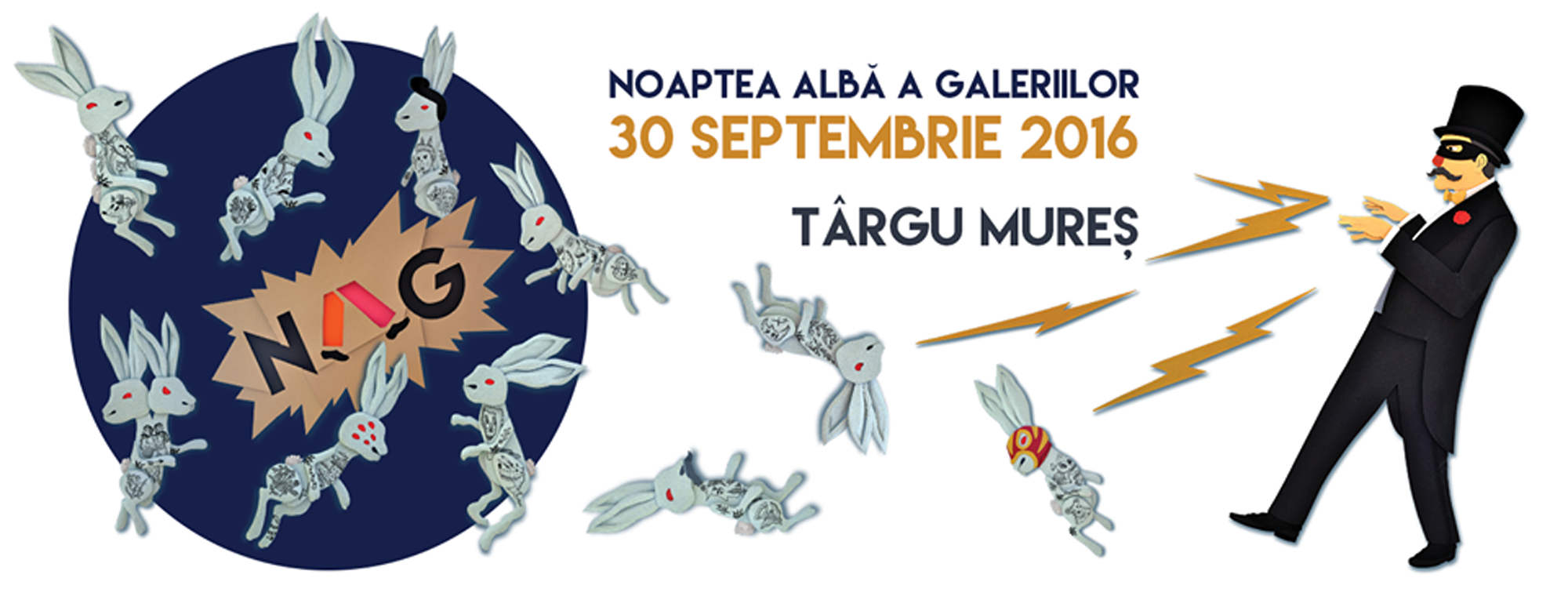 Vineri, 30 septembrie 2016, va avea loc la Tîrgu Mureș prima ediție a Nopții Albe a Galeriilor
