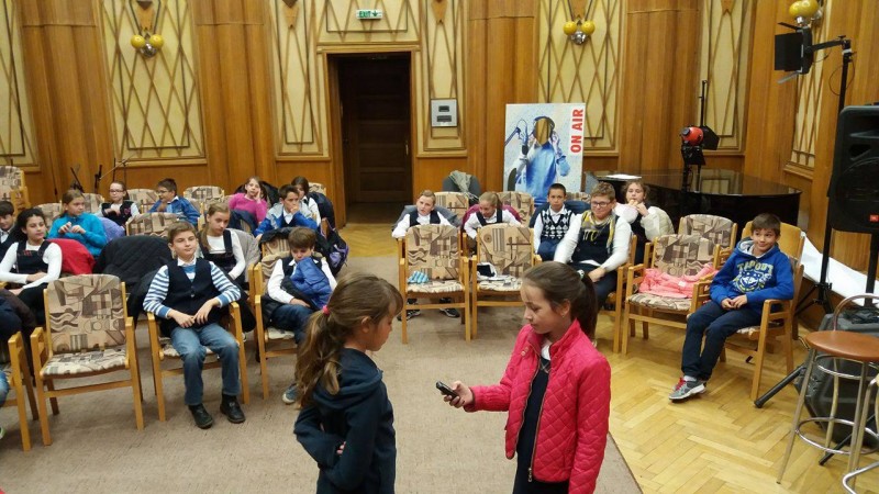 Copiii vor să devină reporteri