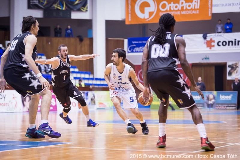BC Mureș pierde derby-ul cu „U” BT Cluj