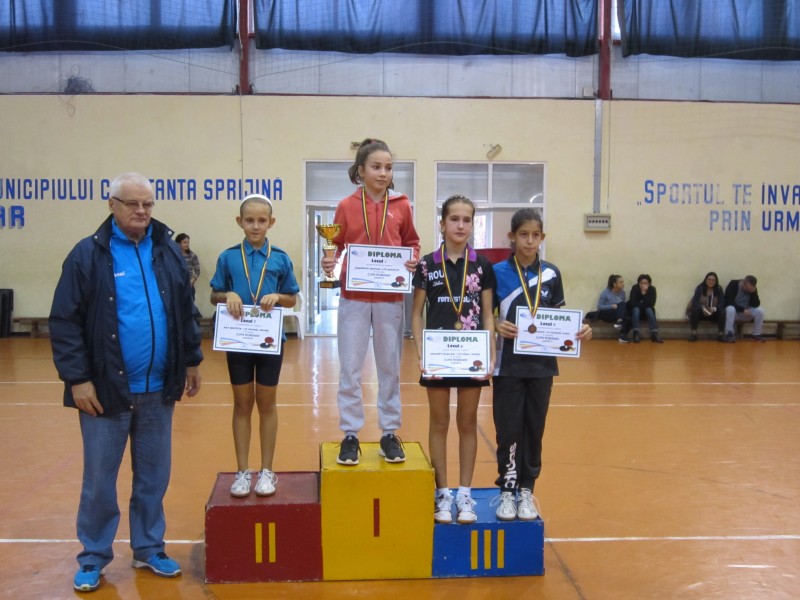 Două mureșence, medaliate cu bronz la Cupa României la tenis de masă