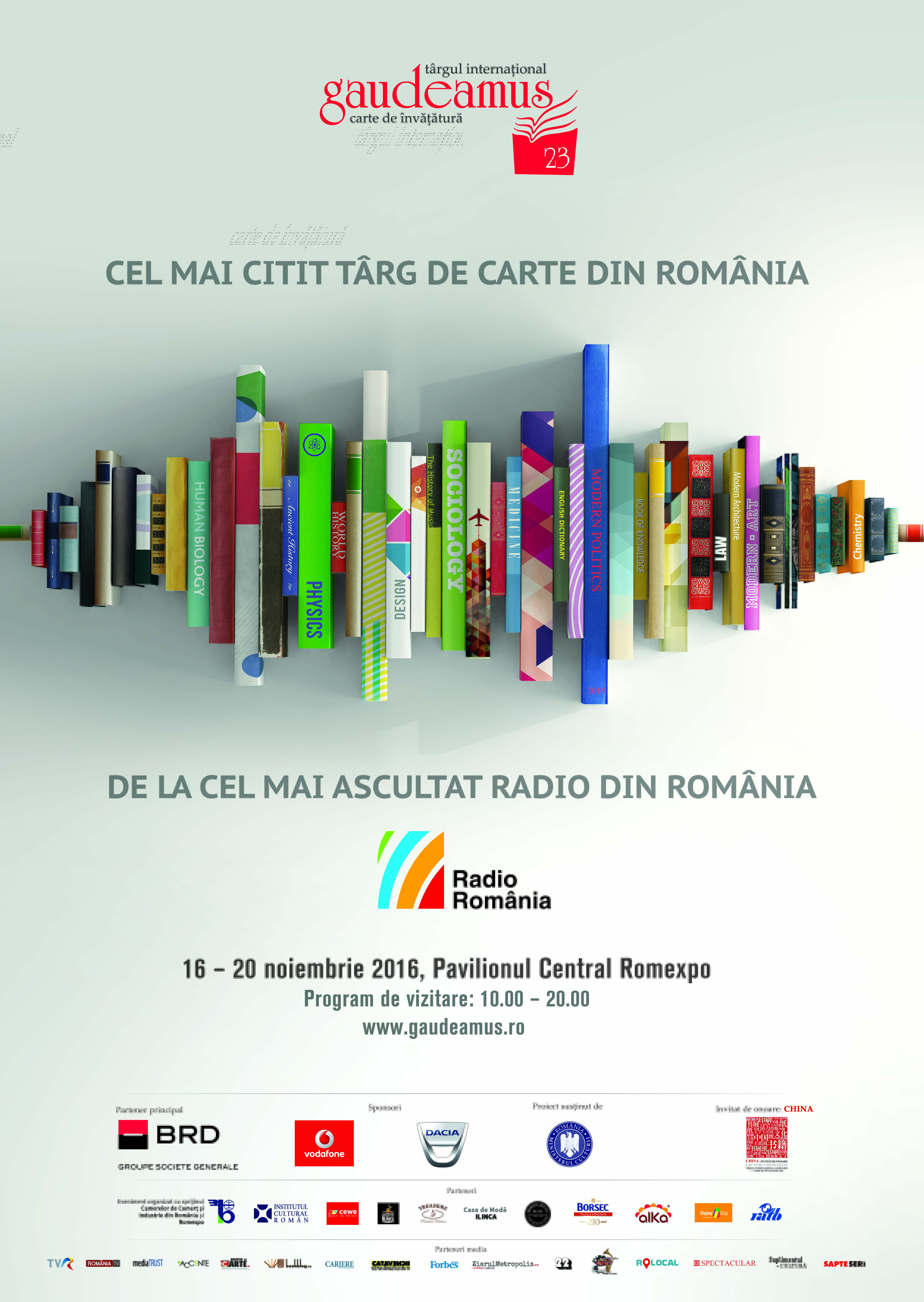 Radio România, lider pe piaţa târgurilor de carte prin Gaudeamus