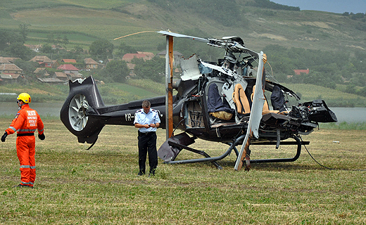 Soluţie de clasare definitivă în cazul accidentului de elicopter din Tăureni, în urma căruia au murit cinci persoane