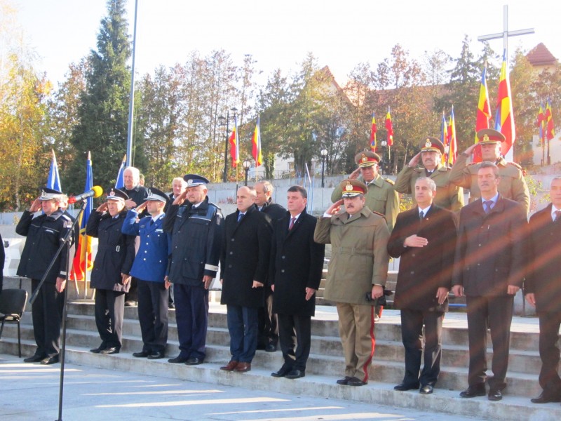 Maiorul-erou Tiberius Petre, comemorat la Tg. Mureș
