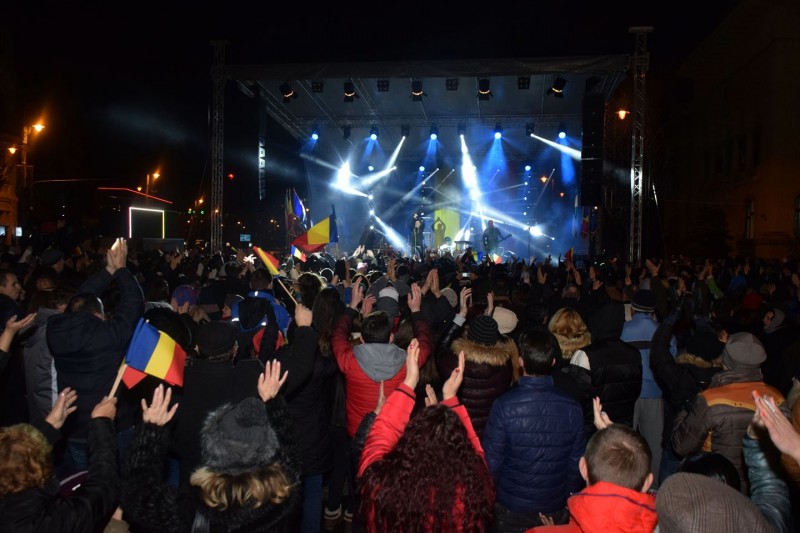 Spectacol impresionant la Tg.Mureș