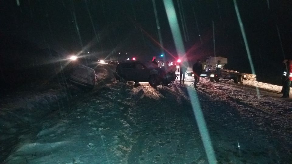 Accident la Recea, în județul Mureș, în care au fost implicate trei mașini