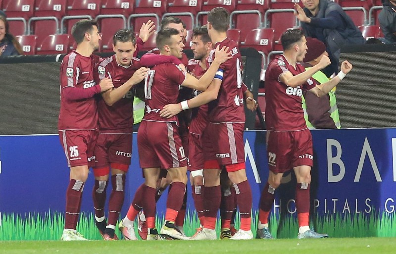 CFR Cluj a urcat pe podium, la fotbal
