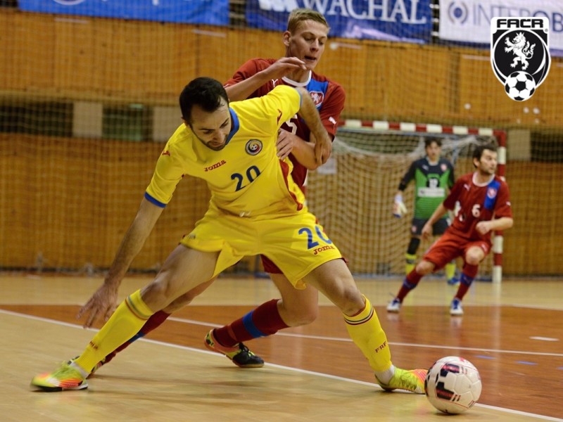 Cehia – România 4-2, în primul amical de futsal