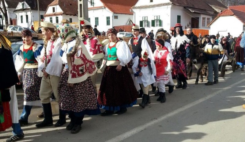 Ritualuri de alungare a iernii în Harghita