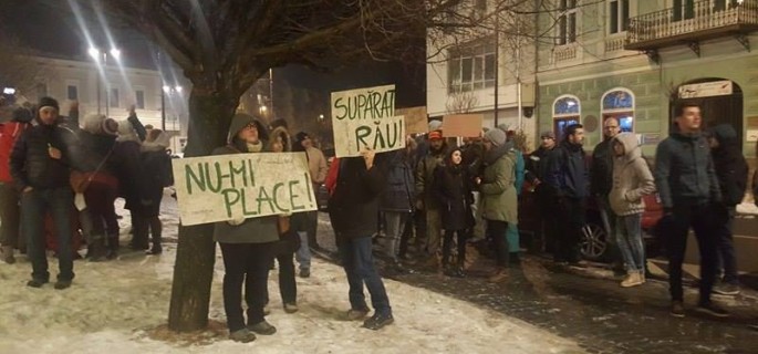 Noi proteste la Sf.Gheorghe Noi proteste la Sf.Gheorghe