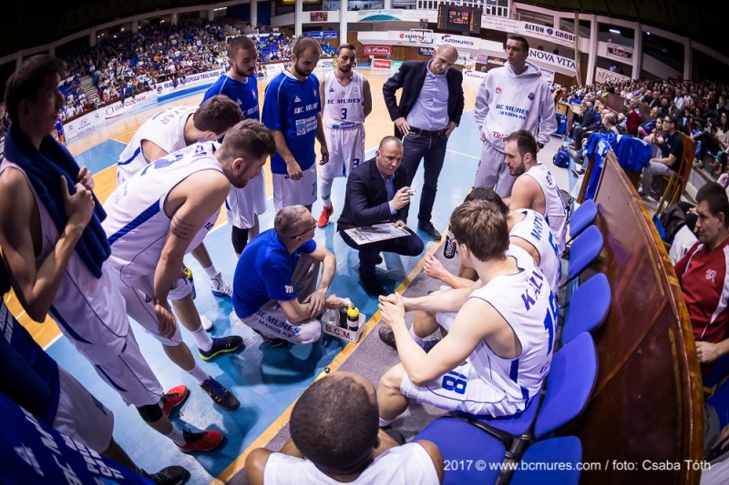 BC Mureș, eșec pe teren propriu cu Dinamo
