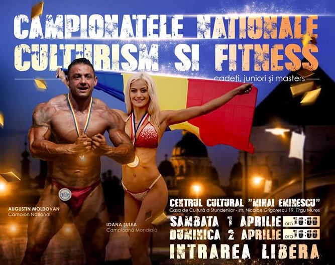 230 de sportivi la Campionatul Național de culturism și fitness de la Tg.Mureș