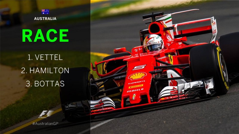 Sebastian Vettel, victorie în Marele Premiu al Australiei