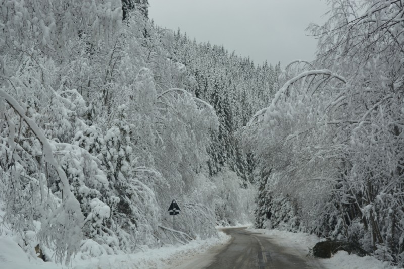 Turiști blocați pe Transalpina