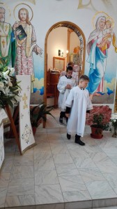 Slujba de Paşti de la Biserica Greco-Catolică din Tg. Mures 2017