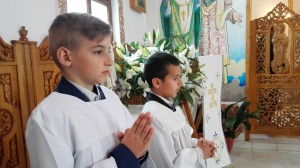 Slujba de Paşti de la Biserica Greco-Catolică din Tg. Mures 2017