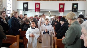 Slujba de Paşti de la Biserica Greco-Catolică din Tg. Mures 2017