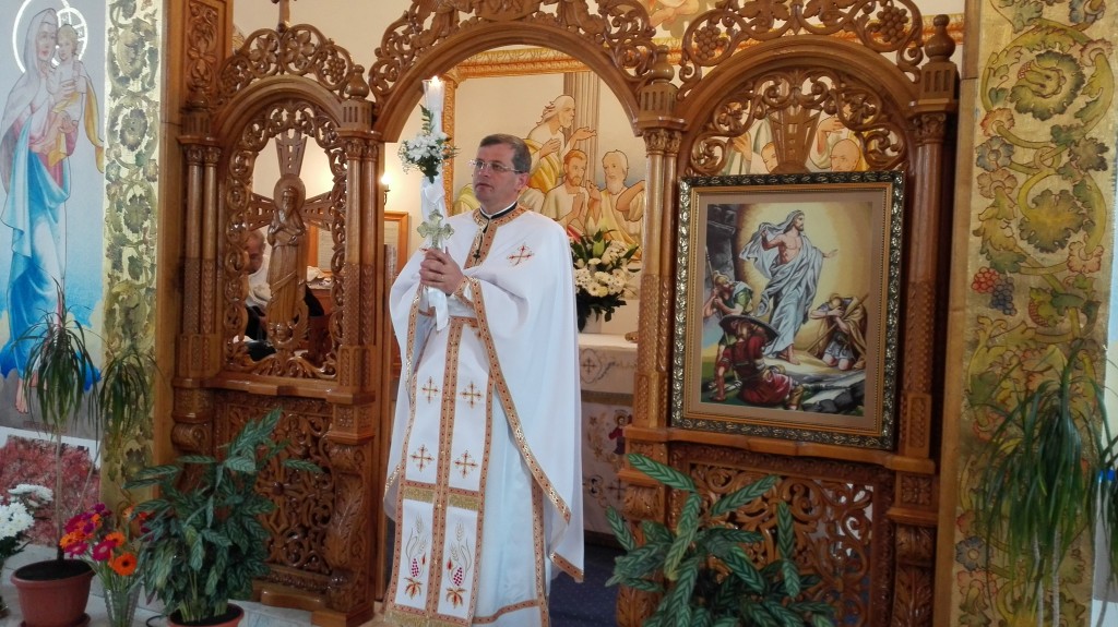 Slujba de Paşti de la Biserica Greco-Catolică din Tg. Mureş