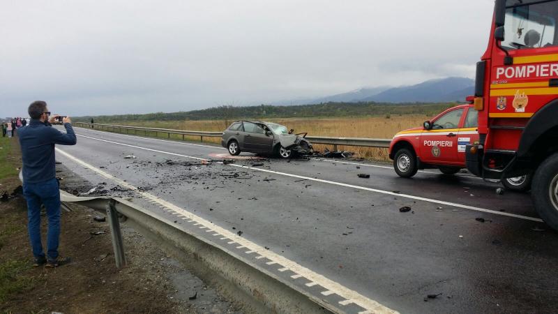 UPDATE Traficul rutier este întrerupt pe DN1 Sibiu – Făgăraş, la kilometrul 275