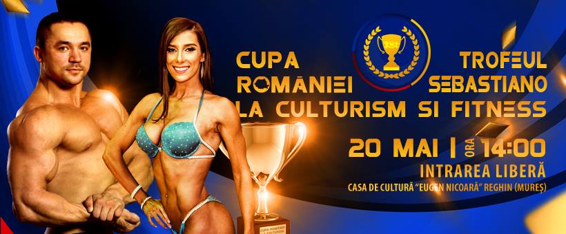 Reghinul găzduiește Cupa României la culturism și fitness