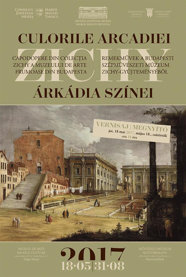 Culorile Arcadiei. Capodopere din Colecţia Zicy a Muzeului de Arte Frumoase din Budapesta vine la Tîrgu Mureș la Noaptea Muzeelor