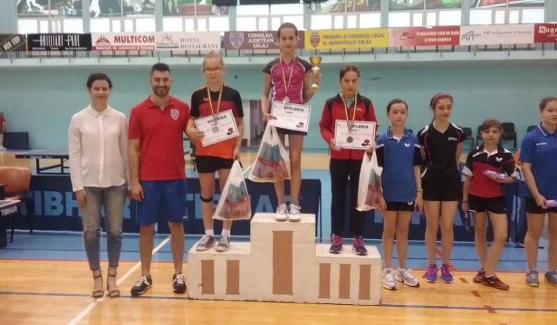 Mureșeanca Ungvari Evelyn a câștigat turneul Top 12 la tenis de masă