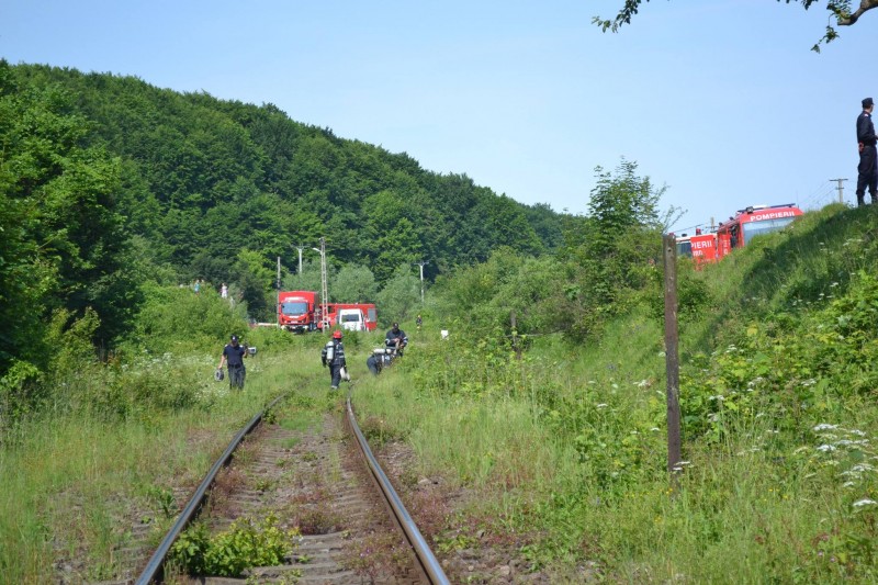 Incendiu soldat cu victime, simulat într-un tren de călători
