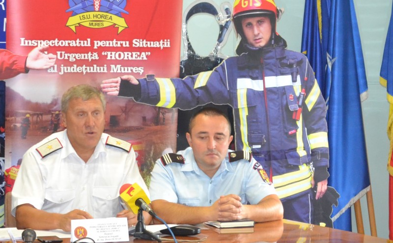 Pompierii mureșeni au cel mai bun timp de reacție la solicitări din țară