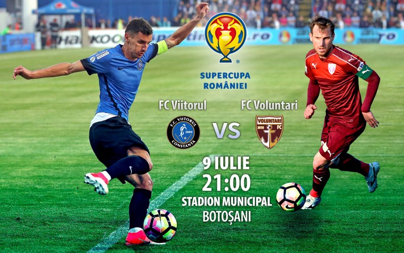 FC Viitorul și FC Voluntari luptă pentru Supercupa României