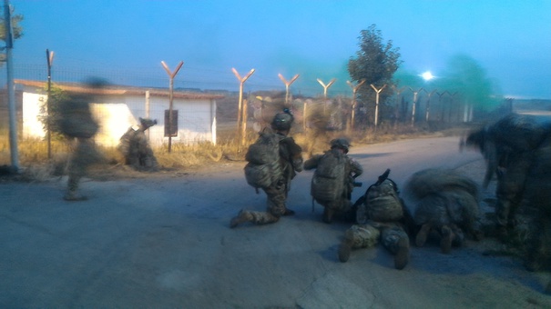 Exerciţiu militar la Câmpia Turzii-Cluj