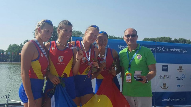 Argint pentru România, la Mondialele de canotaj