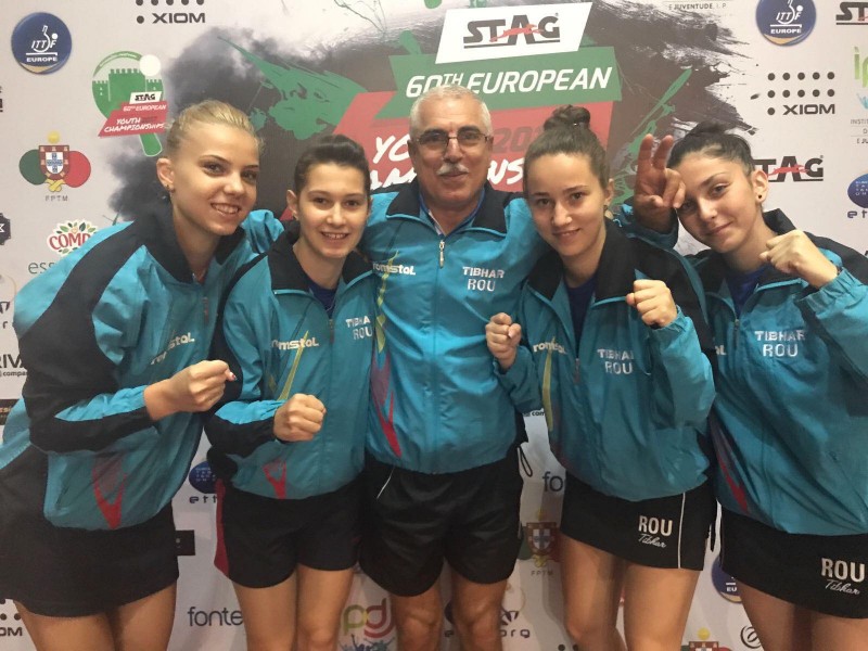 România, argint la Europenele de tenis de masă