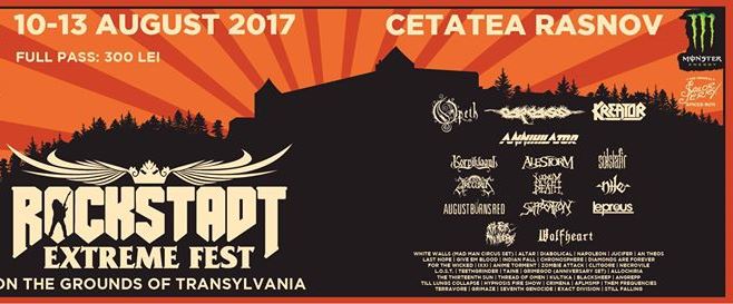 Azi începe, la Râșnov, Rockstadt Extreme Fest