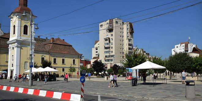 Patru corturi anticaniculă instalate la Tg. Mureș