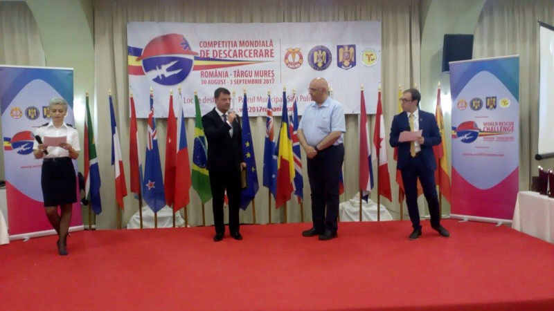 Echipa de descarcerare a ISU Mureş a obţinut trofeul mondial la cea mai rapidă echipă în dezvoltare