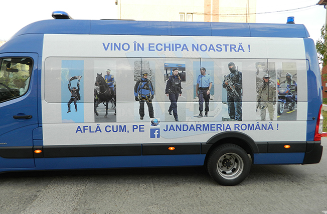 Caravana de recrutare a Jandarmeriei Române ajunge în Harghita
