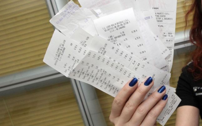 Bonurile fiscale cu o valoare de 654 de lei, câştigătoare la extragerea Loteriei bonurilor