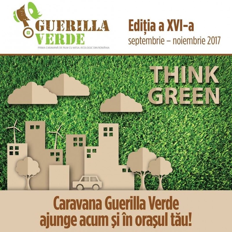 A început o nouă ediţie a caravanei educaţionale Guerilla Verde