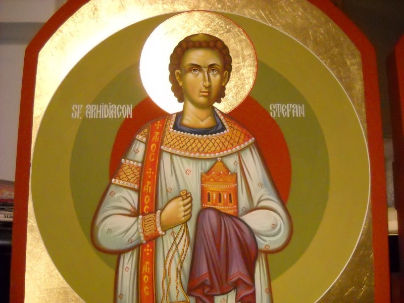 Creştinii ortodocşi şi greco catolici îl sărbătoresc astăzi pe Sfântul Ştefan, primul martir creştin